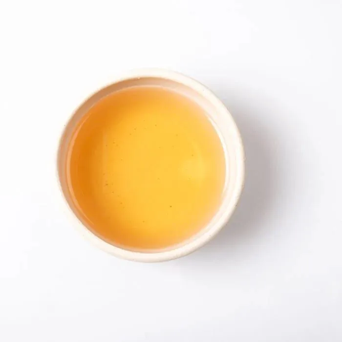 Tulsi Lemongrass Green, brewed liquor